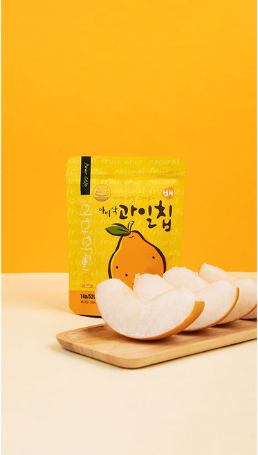 아비삭과일칩 배, 1개, 14g