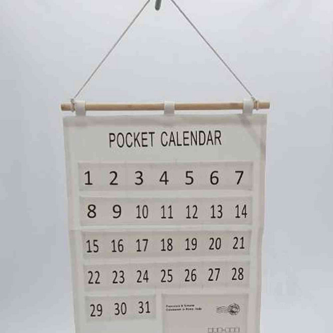 헌군 벽걸이 포켓 용돈달력 한달약달력