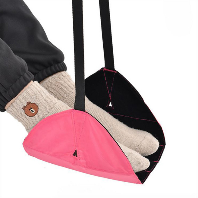 발해먹 풋레스트 캠핑 사무실 책상 발 받침대 발걸이, 1개, 블랙