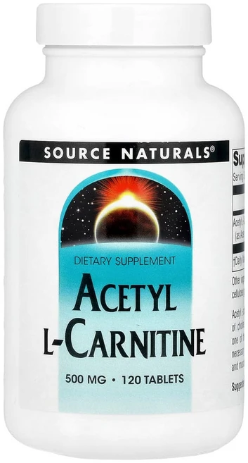 소스네츄럴스 아세틸 L 카르니틴 500mg 120 태블릿, 120g, 1개, 120정 - 쿠팡