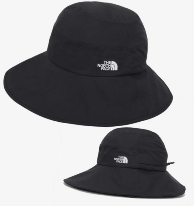 [매장판] 노스페이스 여성 등산 모자 드라이벤트 방수 햇 아웃도어 코디 블랙 NE3H, S