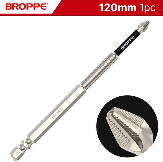 S2합금강 초고강도 자석십자비트1pcs 50mm 65mm 75mm 100mm 120mm 150mm, 1개