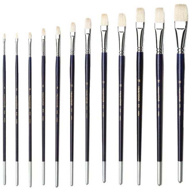 붓 화홍 유화붓 아크릴붓 830 830F {20호} (1자루), 단품