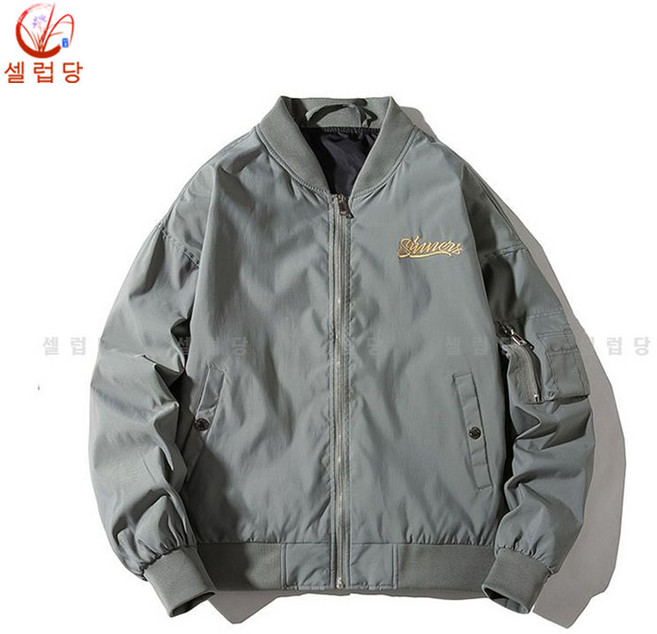 셀럽당 남자 재킷 봄가을 아우터 자수 야구복 파일럿 재킷+무료배송