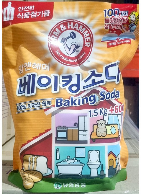 대용량 베이킹 식소다 1500g 식용 먹는 베이킹소다, 1개