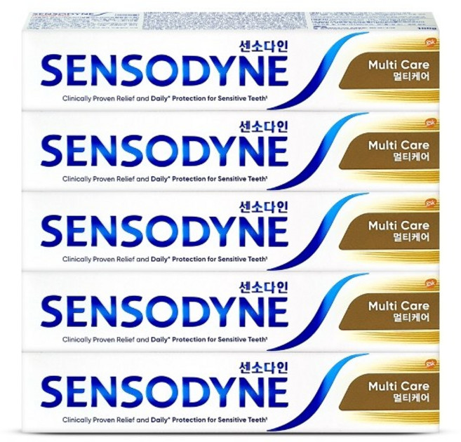 센소다인 멀티케어 치약 100g 5개, 상세페이지참조, 1개