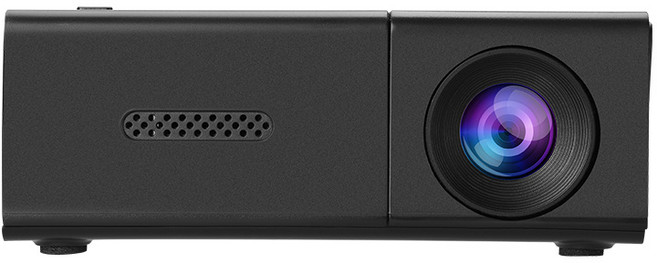 ANYOU [캠핑 필템] USB전원 호환 미니빔프로젝터 가정용 빔프로젝트 고화질 FHD 파워뱅크 노지 캠핑용, YG300S블랙