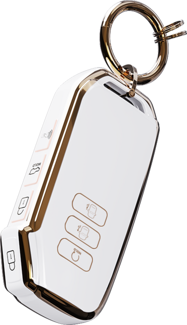 기아 호환 스포티지 쏘렌토 카니발 K5 K8 EV3 EV4 EV5 EV6 EV9 셀토스 레이 니로 스마트키 키케이스 키홀더 키링 악세사리 차량용품 골드라인, 화이트, 7버튼