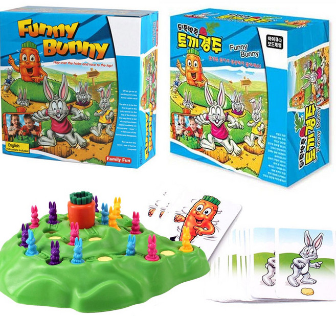 뒤죽박죽 토끼 경주 보드게임, 단품, 1개