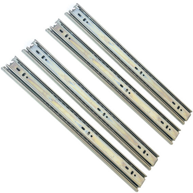 광폭 볼레일 서랍레일, 2세트, 볼레일3단45폭400mm