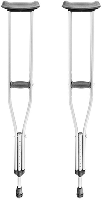 슬로시 고급 알루미늄 목발, 2개