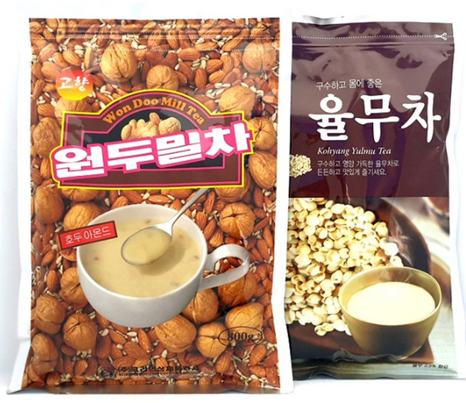탕비실 곡물차 커피대용 가루형 목에좋은차 율무1kg, 율무차 1kg