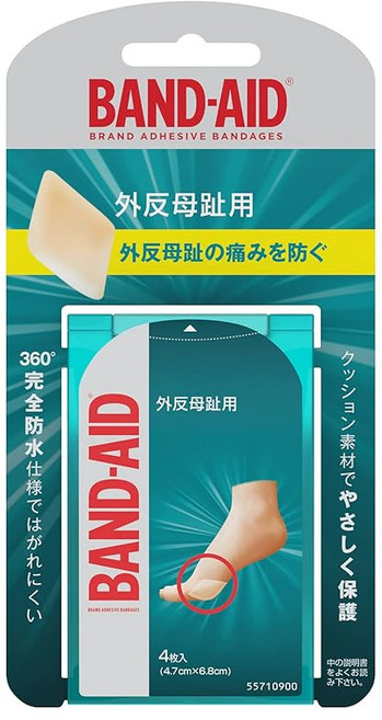 BAND-AID(밴드에이드) 무지외반증 레귤러 사이즈 4매