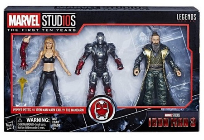 마블 레전드 10주년 기념판 아이언맨3 페퍼포츠+만다린+마크22, 1개