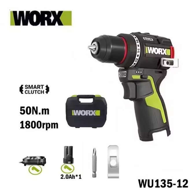 WU131X WU130X 업데이트 버전 180 드릴 40NM 무선 27000BPM 임팩트, WU135 12