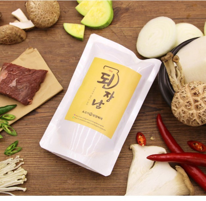 킹된장남 소고기 빡 된장찌개 (2인분), 1개, 480g