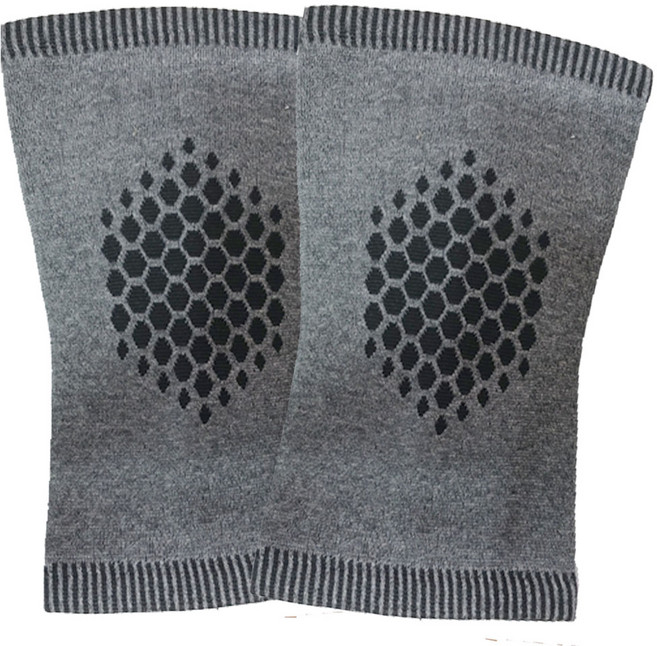 그래핀 기능성 무릎보호대 2P 그레핀 아대 다리밴드 지압 통증 신소재, 그레이, 1세트