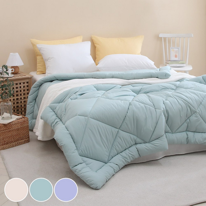 [올리비아데코]네브 M2 알러지케어 워싱 차렵이불(Q)