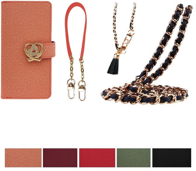 갤럭시A34 5G 케이스 SM-SM-A346N 국내 제조 생산 가죽 투유럽 (메탈 큐빅 지퍼) (손목 스트랩 + 메탈 태슬롱 목걸이) 세트 카드 지폐 수납 자석 지갑