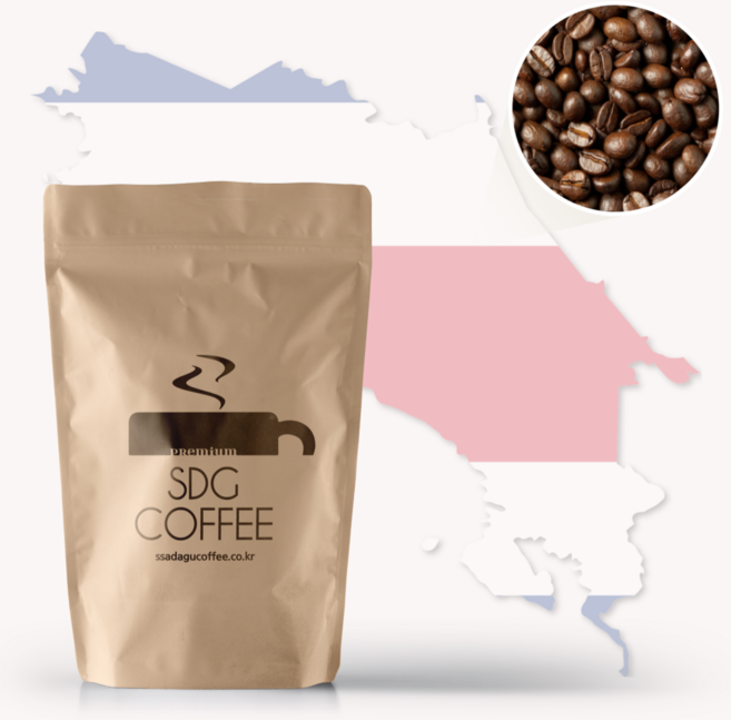 싸다구커피 싱글 원두 코스타리카 따라주 SHB 풀워시드 원두 커피 1kg, 1개, 홀빈(분쇄안함)