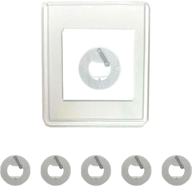 이지앤퀵 RFID 복사 NFC 현관 도어락 스티커 5개, 13.56MHz