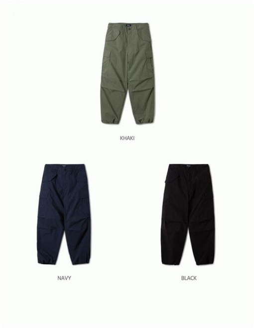 후아유 공용 코튼 나일론 카고 팬츠 Cotton lon Cargo Pants U WHTAF2311U