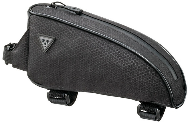 토픽 탑로더 0.75L 자전거 탑튜브 가방, 1개, 블랙