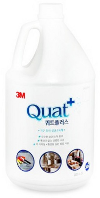 3M 쿼트플러스 소독제 3.8L Quat Plus, 1개