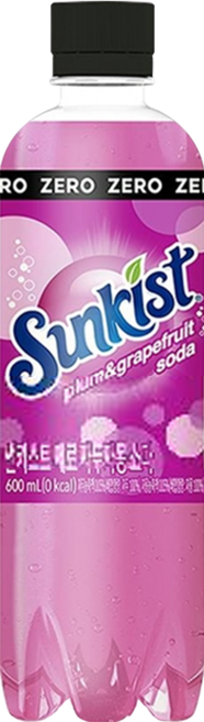 썬키스트 제로 자두자몽소다, 600ml, 15개