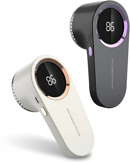 [옷감손상NO! 최신6중날] 굿마인드 보풀제거기 흡입기능 KC인증 크림베이지, 2개