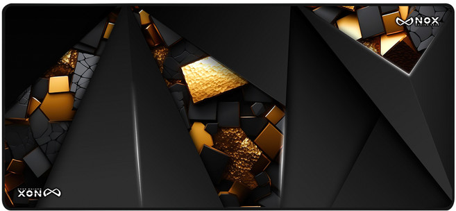 녹스 신형 게이밍 장패드 마우스패드 방수코팅 NX-F1, 1개