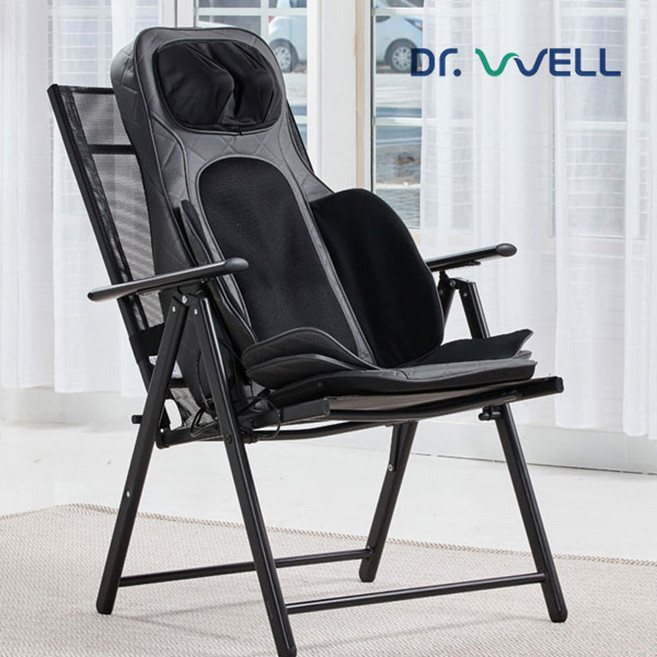 닥터웰 파워 전신 에어 마사지기 + 전용의자, DWH-9800, 블랙