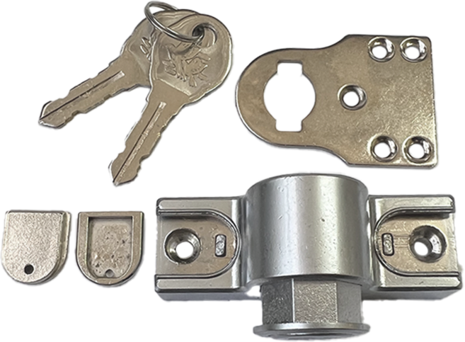 드림공간 신형종합미닫이키 샷시 현관문 잠금장치, 1개, 삼부 신형종합미닫이키