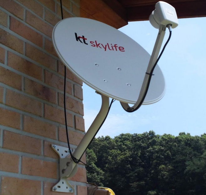 이천안테나 무료 위성 TV안테나 세트 HD1000S 위성안테나 TV안테나 접시 디지털 방송 수신기 HD 티비 주말농장 농막, 가정용위성안테나세트, 1개