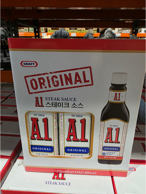 삼공주마켓 코스트코 A1 스테이크 소스 KRAFT, 425g, 2개