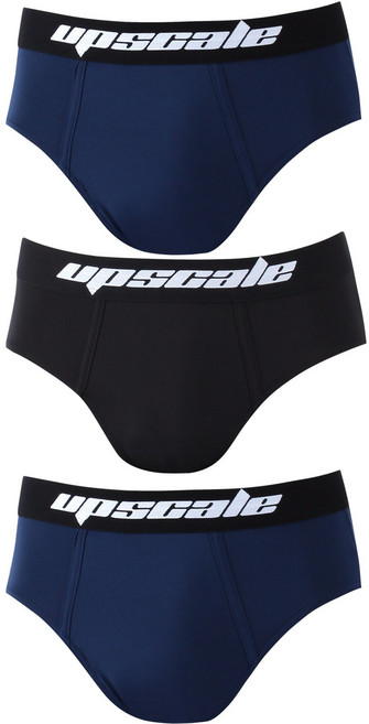 업스케일 빅사이즈 삼각 브리프 블랙 네이비 3매 세트