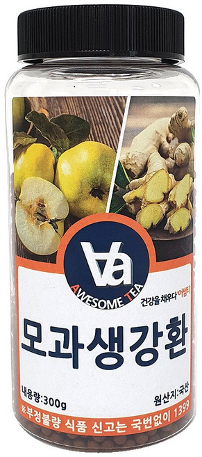 어썸티 국산 모과생강환, 300g, 1개