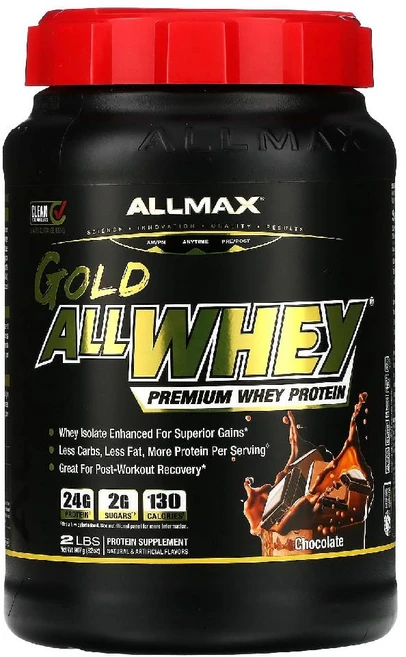 올맥스 골드 올 웨이 GOLD ALLWHEY 단백질 쉐이크 프로틴 초콜릿 분말 907g - 쿠팡