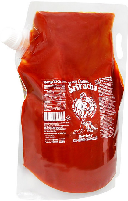 베트남 옹차바 스리라차 칠리소스 대용량 Sriracha chilli sauce tuong ot, 1개, 2.25kg