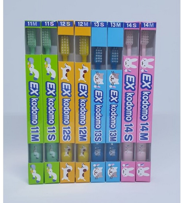 코도모칫솔(0-12세) 1개 11S 11M 12S 12M 13S 13M 14S 14M, 11(혼합치열후기 8~12세), 혼합색상