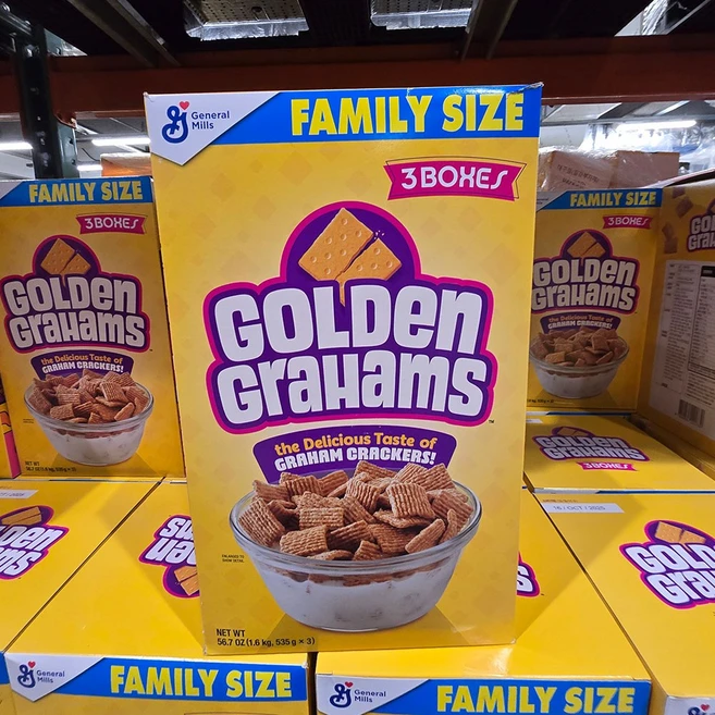 코스트코 제너럴 밀스 골든 그레이엄, 3개, 535g - 쿠팡
