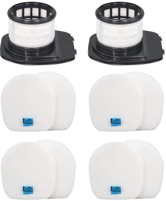 Ymimi Shark WZ250 WZ240 26 WZ140 PET 펫 Pro 무선 스틱 진공 청소기와 호환되는 교체 필터 (헤파 2개 및 폼 4개) 186475, 1개