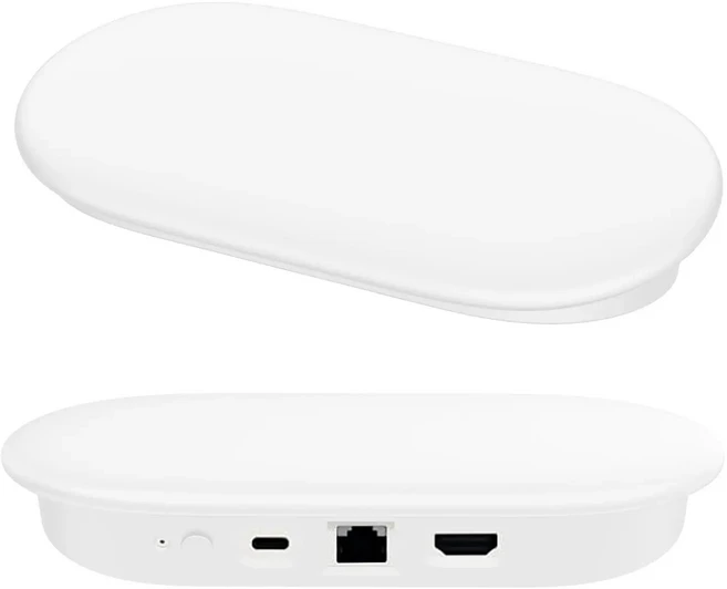 호환 구글 TV 스트리머용 실리콘 보호 케이스 4K 2024 세척 가능한 방진 커버, 04 1 PCS White