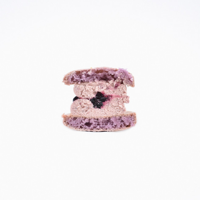 디디얌 수제마카롱(뚱카롱) 개별선택구매, 1개, 블루베리(뚱카롱)