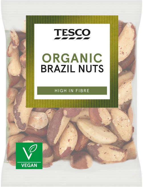 테스코 유기농 브라질 너트 Tesco Organic Brazil Nuts 100g, 1개