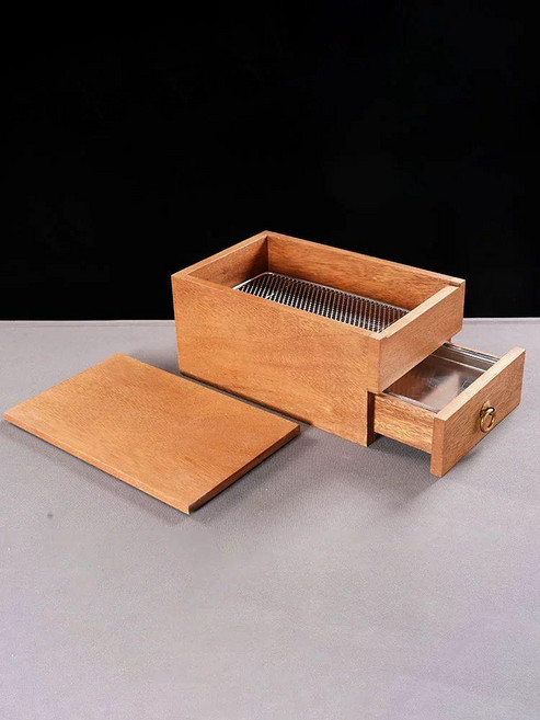 온열접시 훈제접시 접시 고기 온열, 스모크드 대형 모서리없음, 기본 구성품, 1개