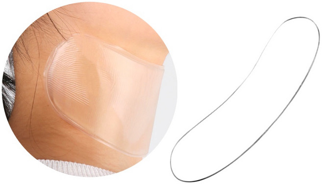 벌크형 실리콘 목패치 주름 스티커 얼굴리프팅, 1개, 1개입