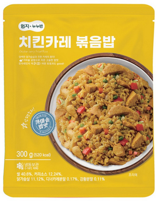 엄지 치킨카레 볶음밥 300gx10봉 가성비, 10개, 300g