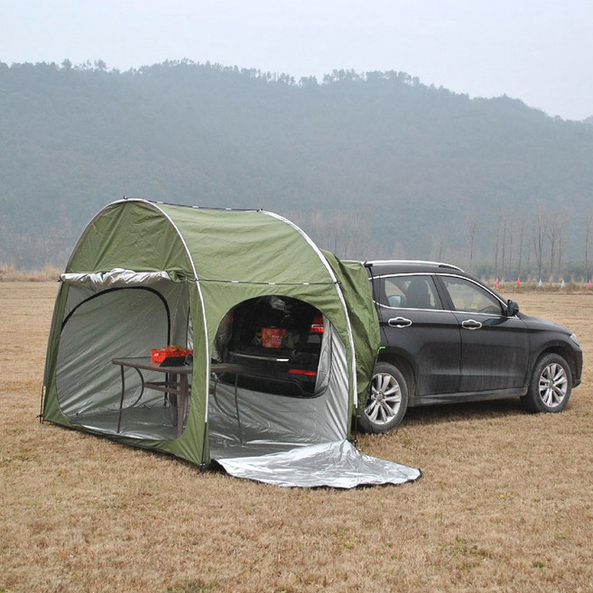 원터치도킹텐트 토레스 차박텐트 SUV 꼬리텐트 EV6 스포티치 니로, 아미그린, 아미그린, 1