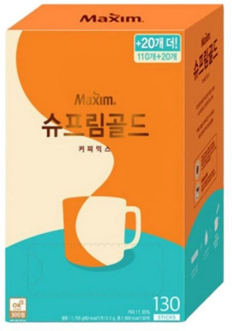 맥심 슈프림골드 130개입, 2개